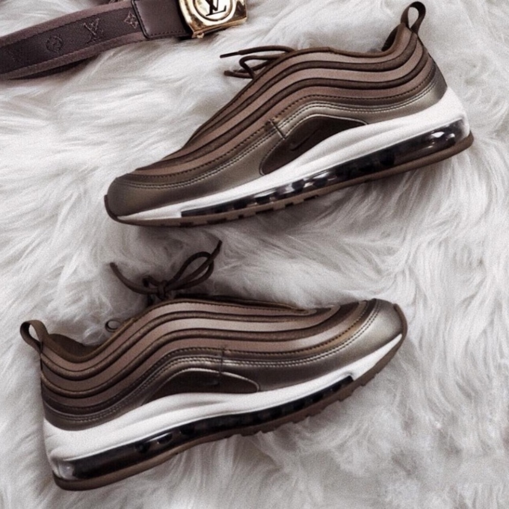 Olive coloured Nike Airmax 97